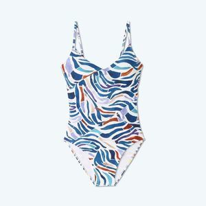 Summersalt Marina Watercolor Zebra Swimsuit